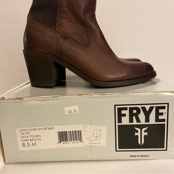 FRYE Janis Gore Short Ankle Boots Booties